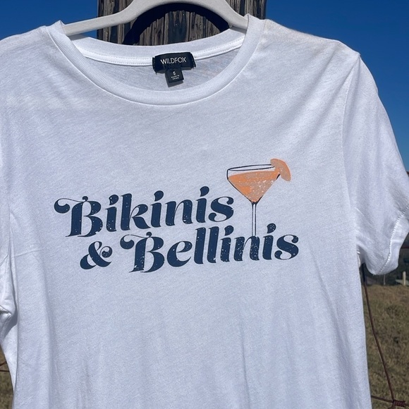 Wildfox Bikinis & Bellinis  graphic, short sleeve tee small - Picture 6 of 8